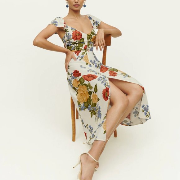 Reformation Dresses & Skirts - Reformation Baxley Midi Floral Dress - Formosa